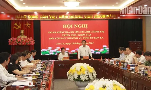 Công bố quyết định kiểm tra thực hiện Nghị quyết Đại hội XIII của Đảng tại Sơn La