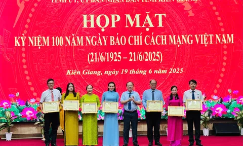 Kiên Giang long trọng kỷ niệm 100 năm Ngày Báo chí Cách mạng Việt Nam (21/6/1925 – 21/6/2025)