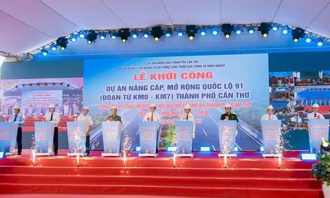 Cần Thơ khởi công, khánh thành 18 công trình trọng điểm, tổng vốn đầu tư hơn 12.000 tỷ đồng