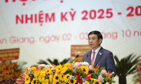 Đại tướng Phan Văn Giang tham dự Đại hội đại biểu Đảng bộ tỉnh An Giang lần thứ I, nhiệm kỳ 2025-2030