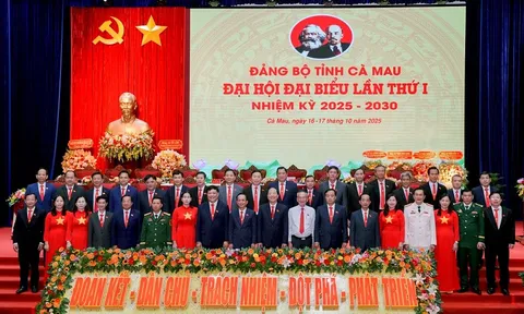 Cà Mau: Đại hội Đảng bộ tỉnh lần thứ I thành công tốt đẹp, mở ra kỷ nguyên phát triển mới
