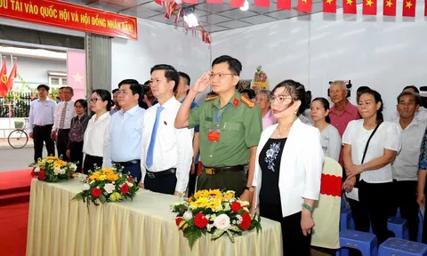 Cần Thơ: Gần 100% cử tri nô nức đi bầu cử đại biểu Quốc hội và HĐND các cấp