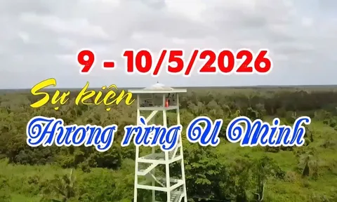 Cà Mau: Sắp diễn ra sự kiện “Hương rừng U Minh” năm 2026 với nhiều hoạt động hấp dẫn