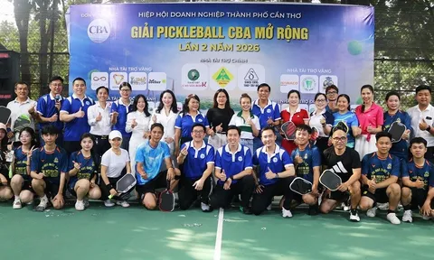 TP. Cần Thơ: Sôi nổi khai mạc Giải Pickleball mở rộng lần 2 năm 2026