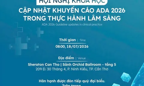 Sắp diễn ra Hội nghị khoa học nội tiết Bệnh viện Hoàn Mỹ Cửu Long:  Cập nhật khuyến cáo ADA 2026 trong thực hành lâm sàng