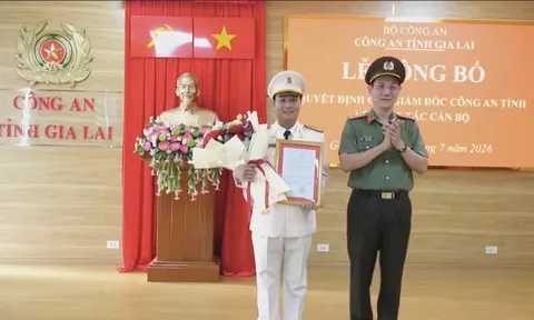 Gia Lai: Kiện toàn bộ máy lãnh đạo Phòng Cảnh sát giao thông Công an tỉnh