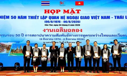 Cần Thơ: Họp mặt Kỷ niệm 50 năm thiết lập quan hệ ngoại giao Việt Nam - Thái Lan
