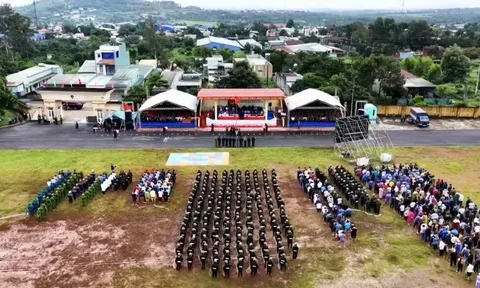 Gia Lai: Diễn tập thực binh quy mô lớn xử lý bạo loạn, khủng bố