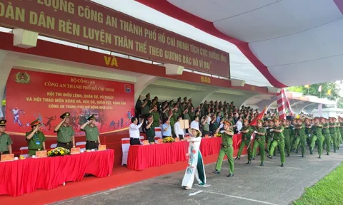 Công an TP. Hồ Chí Minh tổ chức Hội thi điều lệnh, quân sự, võ thuật và Hội thao mở rộng 2023