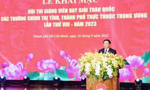 Lần đầu tiên tổ chức Hội thi Giảng viên dạy giỏi toàn quốc các trường chính trị tại TP. Hồ Chí Minh