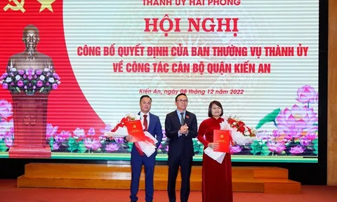 Hải Phòng: Chuẩn y, điều động lãnh đạo quận Hồng Bàng, Kiến An