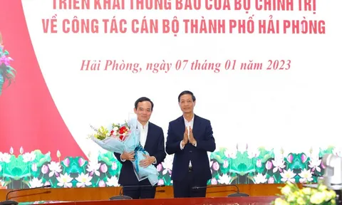 Ông Đỗ Mạnh Hiến điều hành Đảng bộ TP Hải Phòng
