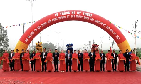 Hải Phòng thông xe kỹ thuật đường tỉnh 363 trị giá 566 tỷ đồng
