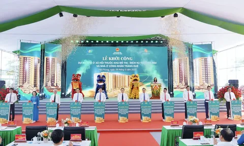 Hải Phòng khởi công khu nhà ở xã hội Evergreen Tràng Duệ gần 1.600 tỷ đồng