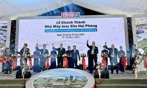 Hải Phòng: Khánh thành nhà máy sản xuất băng dính Tesa 55 triệu Euro