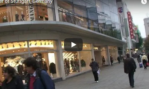 Center of Stuttgart, Germany