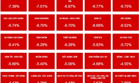 Thị trường đỏ lửa, VN Index suýt không giữ được mốc 1300 điểm