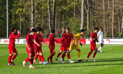 U17 Việt Nam giành chiến thắng tưng bừng trước đội trẻ U17 Monchengladbach