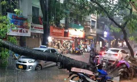 Ngày mai (31/5), Hà Nội và Bắc Bộ tiếp tục duy trì mưa lớn, dông lốc