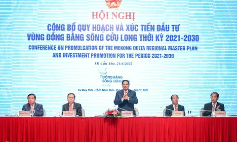 Thủ tướng Phạm Minh Chính dự Hội nghị công bố quy hoạch và xúc tiến đầu tư vùng đồng bằng sông Cửu Long