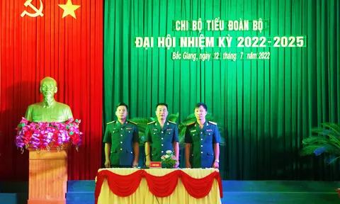 Chi bộ Tiểu đoàn bộ, Đảng bộ Tiểu đoàn 2 tổ chức thành công Đại hội nhiệm kỳ 2022 - 2025