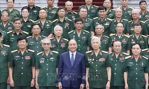 Chủ tịch nước tiếp đại biểu cựu chiến binh Mặt trận Vị Xuyên - Hà Tuyên