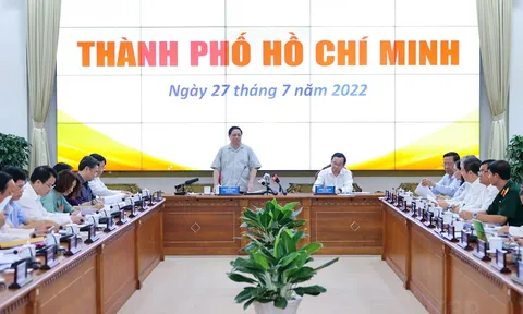 Thủ tướng làm việc với lãnh đạo TP. Hồ Chí Minh
