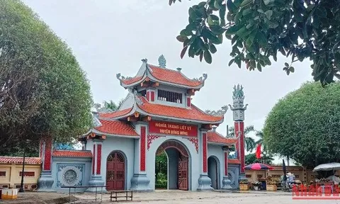 Nghĩa trang liệt sĩ duy nhất của tỉnh Thái Bình được xếp hạng Di tích quốc gia