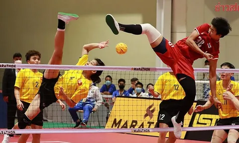 Đội tuyển cầu mây nữ Việt Nam vô địch thế giới