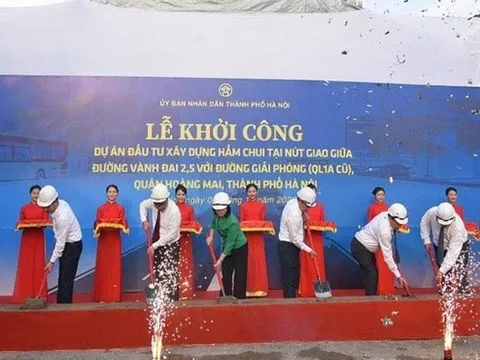 Hà Nội khởi công xây dựng hầm chui Giải Phóng-Kim Đồng