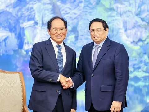Thủ tướng Chính phủ Phạm Minh Chính tiếp Đại sứ Hàn Quốc
