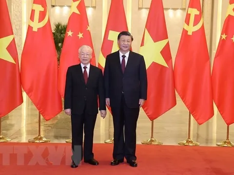 Tổng Bí thư hội đàm với Tổng Bí thư, Chủ tịch Trung Quốc Tập Cận Bình