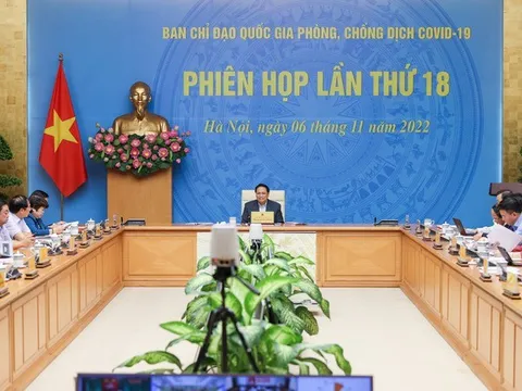 Thủ tướng chủ trì phiên họp Ban Chỉ đạo Quốc gia phòng, chống dịch COVID-19