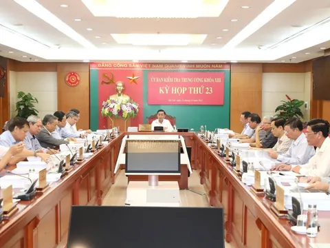 Ủy ban Kiểm tra Trung ương đề nghị thi hành kỷ luật một số cán bộ lãnh đạo, tổ chức đảng