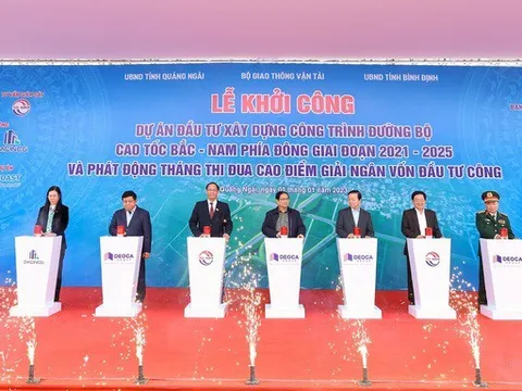 Thủ tướng dự khởi công 12 dự án thành phần cao tốc Bắc - Nam