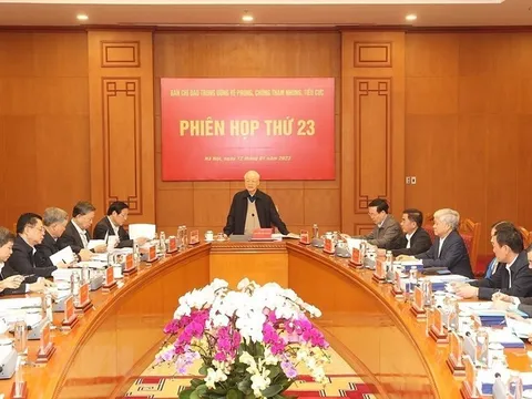 Tổng Bí thư chủ trì Phiên họp Ban Chỉ đạo Trung ương về phòng, chống tham nhũng