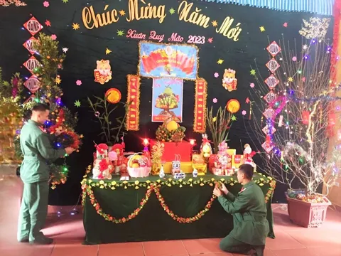 Đón Xuân của người lính trên mảnh đất “sông Lục, núi Huyền”