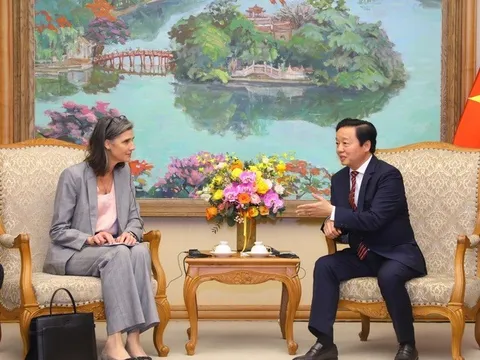 Phó Thủ tướng Trần Hồng Hà tiếp Trưởng đại diện UNDP, Giám đốc USAID tại Việt Nam
