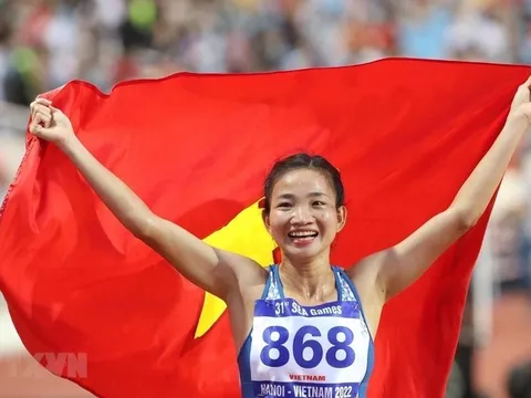 Nguyễn Thị Oanh giành Huy chương Vàng tại giải điền kinh châu Á
