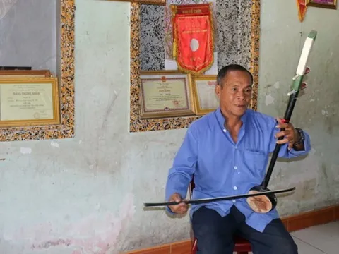 Nghệ nhân Danh Bê gìn giữ, lưu truyền văn hóa nghệ thuật Khmer