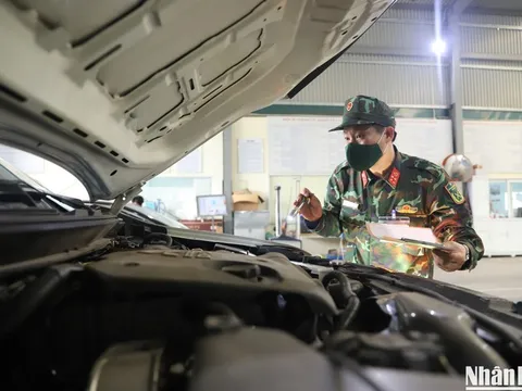 Kiểm định viên quân sự hỗ trợ đăng kiểm: Bảo đảm đủ lực lượng, sẵn sàng chi viện thêm