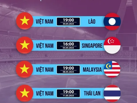 Lịch thi đấu của U22 Việt Nam tại vòng bảng SEA Games 32