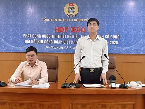 Phát động thi thiết kế biểu trưng và tranh cổ động Đại hội XIII Công đoàn Việt Nam