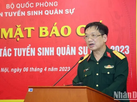 Năm 2023, các học viện, nhà trường Quân đội tuyển sinh hơn 4.300 chỉ tiêu