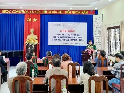Sáng tác mỹ thuật đề tài lực lượng vũ trang, chiến tranh cách mạng