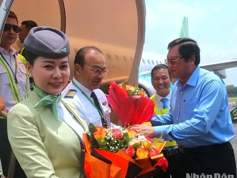Thành công bay kỹ thuật đường bay Hà Nội-Cà Mau