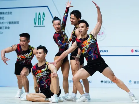 Việt Nam đoạt Huy chương Vàng tại Cúp Aerobic thế giới