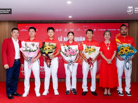 Đội tuyển golf Việt Nam xuất quân tham dự SEA Games 32