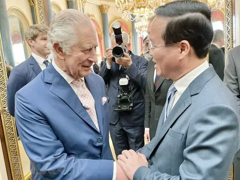 Chủ tịch nước Võ Văn Thưởng dự Lễ Đăng quang của Nhà vua Anh