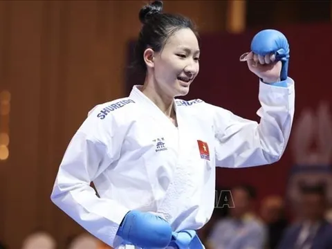 Đội tuyển Karate giành cú “đúp vàng”, vượt chỉ tiêu SEA Games 32